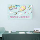 Oh, de plaatsen waar ze zal gaan! - Eerste verjaar Spandoek (Beurs)