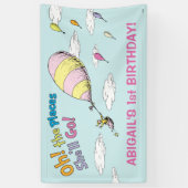 Oh, de plaatsen waar ze zal gaan! - Eerste verjaar Spandoek (Verticaal)