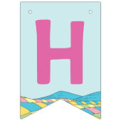 Oh, de plaatsen waar ze zal gaan! - Eerste verjaar Vlaggetjes (Tweede vlag)