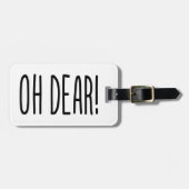 OH DEAR! BAGAGELABEL (Voorkant horizontaal)