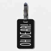 OH DEAR! BAGAGELABEL (Achterkant verticaal)