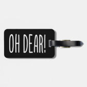 OH DEAR! BAGAGELABEL (Achterkant horizontaal)