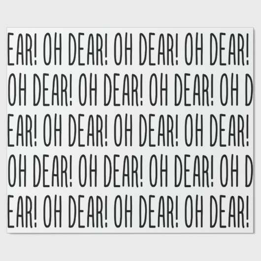 OH DEAR! CADEAUPAPIER (Vlak)