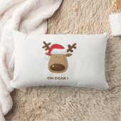 Oh Dear Funny Reindeer Christmas for mom Kussen (Deken)