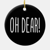OH DEAR! KERAMISCH ORNAMENT (Achterkant)