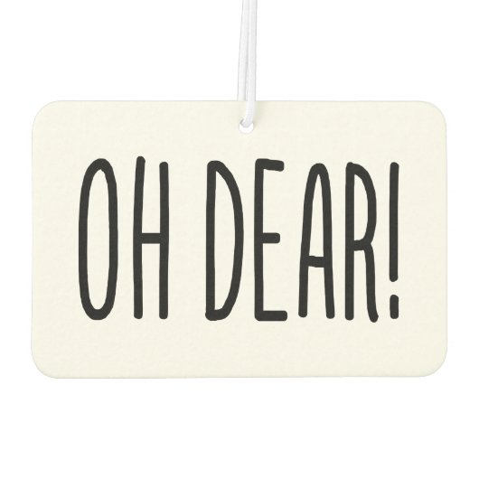 OH DEAR! LUCHTVERFRISSER (Achterkant)