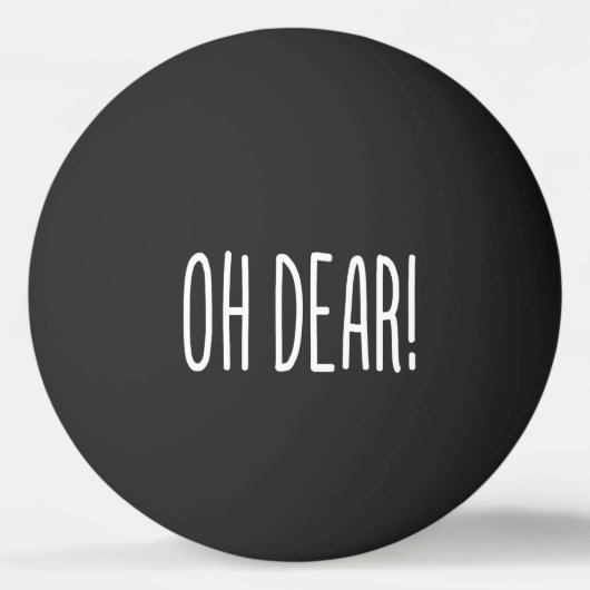 OH DEAR! PINGPONG BALL (Achterkant)