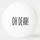 OH DEAR! PINGPONGBAL (Achterkant)