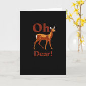 Oh Dear Trendy Clean Design Kaart (Gele Bloem)