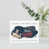 Oh Deer 2020 wat een jaar! Kerstvakantie Grappig (Staand voorkant)