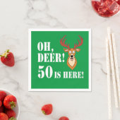 Oh Deer 50th Birthday Servet (Insitu)