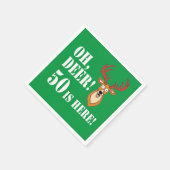 Oh Deer 50th Birthday Servet (Hoek)