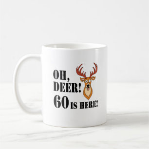 Oh Deer 60e Verjaardag Koffie Mok
