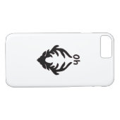 Oh Deer Artistic Clean Style Case-Mate iPhone Case (Achterkant (Horizontaal))