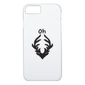 Oh Deer Artistic Clean Style Case-Mate iPhone Case (Achterkant)