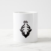 Oh Deer Artistic Clean Style Grote Koffiekop (Voorkant)