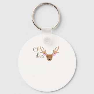 Oh Deer Artistic Style Keychain