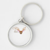 Oh Deer Artistic Style  Sleutelhanger (Voorkant)