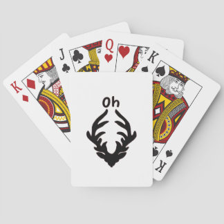 Oh Deer Artistieke Schone Stijl Pokerkaarten