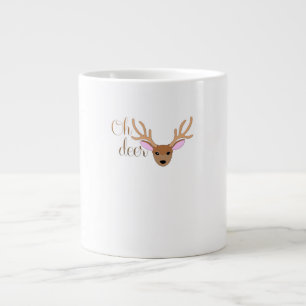 Oh Deer Artistieke Stijl Grote Koffiekop
