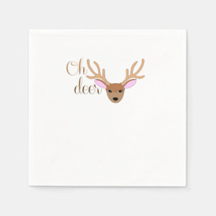 Oh Deer Artistieke Stijl Servet