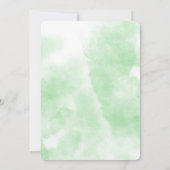 Oh Deer Baby Meisje Berry Flowers Bos Baby shower Kaart (Achterkant)