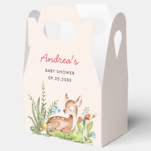 Oh Deer Baby shower Bedankdoosjes (Geopend)