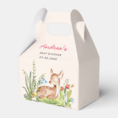Oh Deer Baby shower Bedankdoosjes (Voorkant Zijde)