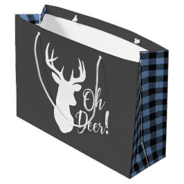 Oh Deer Baby shower Blue Boy Groot Cadeauzakje