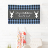Oh Deer Baby shower Blue Boy Spandoek (Insitu)