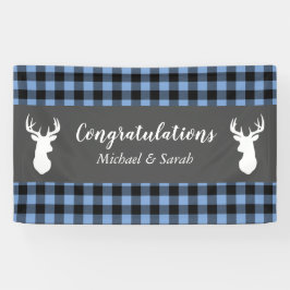 Oh Deer Baby shower Blue Boy Spandoek