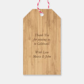 Oh Deer Baby shower Cadeaulabel (Achterkant)