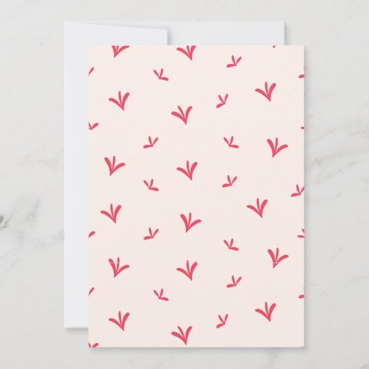 Oh Deer Baby shower Dank je wel Kaart (Achterkant)