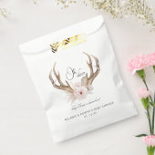 Oh Deer Baby shower Favorietentas – Woodland Flora Bedankzakje (Gezegeld)