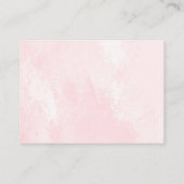 Oh Deer Baby shower Girl Boeken voor Baby Informatiekaartje (Achterkant)