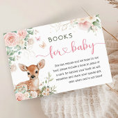 Oh Deer Baby shower Girl Boeken voor Baby Informatiekaartje