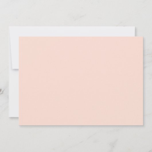 Oh Deer Baby shower Girl Kaart (Achterkant)