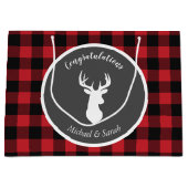 Oh Deer Baby shower Groot Cadeauzakje (Voorkant)