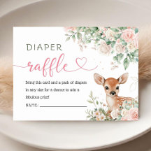 Oh Deer Baby shower Luier Raffle