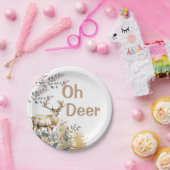 Oh Deer Baby shower Papieren Bordje (Feest)