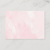 Oh Deer Baby Shower Pink Diaper Raffle Informatiekaartje (Achterkant)