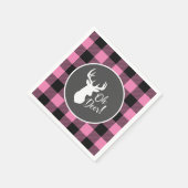 Oh Deer Baby shower Pink Servet (Hoek)
