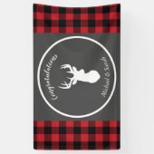 Oh Deer Baby shower Spandoek (Verticaal)