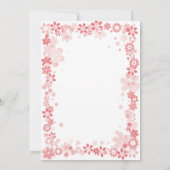 Oh Deer Baby shower Waterverf Botanische Floral Kaart (Achterkant)