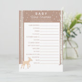 Oh Deer - Baby Word Scramble Programmakaart (Staand voorkant)