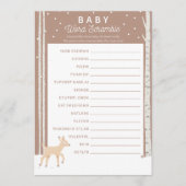 Oh Deer - Baby Word Scramble Programmakaart (Voorkant)