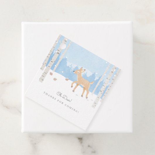 Oh Deer - Bedankt om te komen! Bedankjes Labels (In situ)