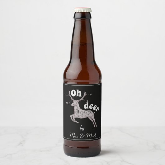 Oh Deer Bier Etiket (Voorkant)