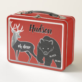 Oh Deer Black Beer retro typografie Quotes