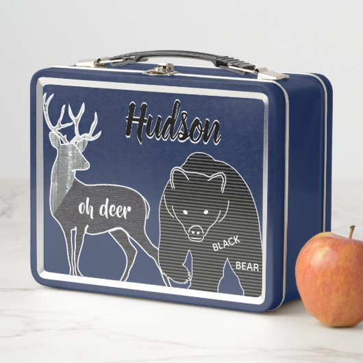 Oh Deer Black Beer retro typografie Quotes (In situ)